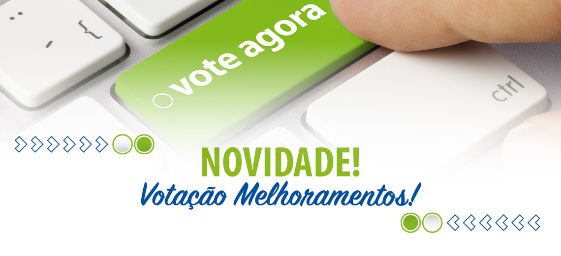 Votação de Melhoramentos: últimos dias para votar!