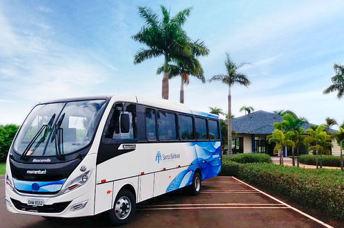Novos ônibus no Santa Bárbara Resort Residence