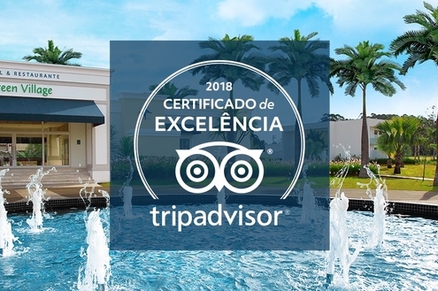 Green Village Hotel e Restaurante conquista Certificado de Excelência TripAdvisor