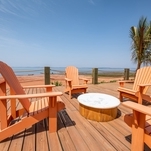 Área de Estar com vista da represa