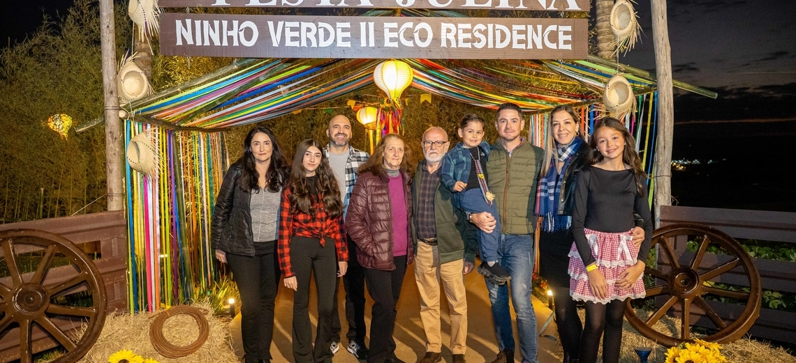 O Arraiá do Ninho Verde II arrebentou a boca do balão!