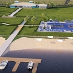 Projeção em 3D (a imagem pode ter pequenas alterações quando comparada com a obra concluída).