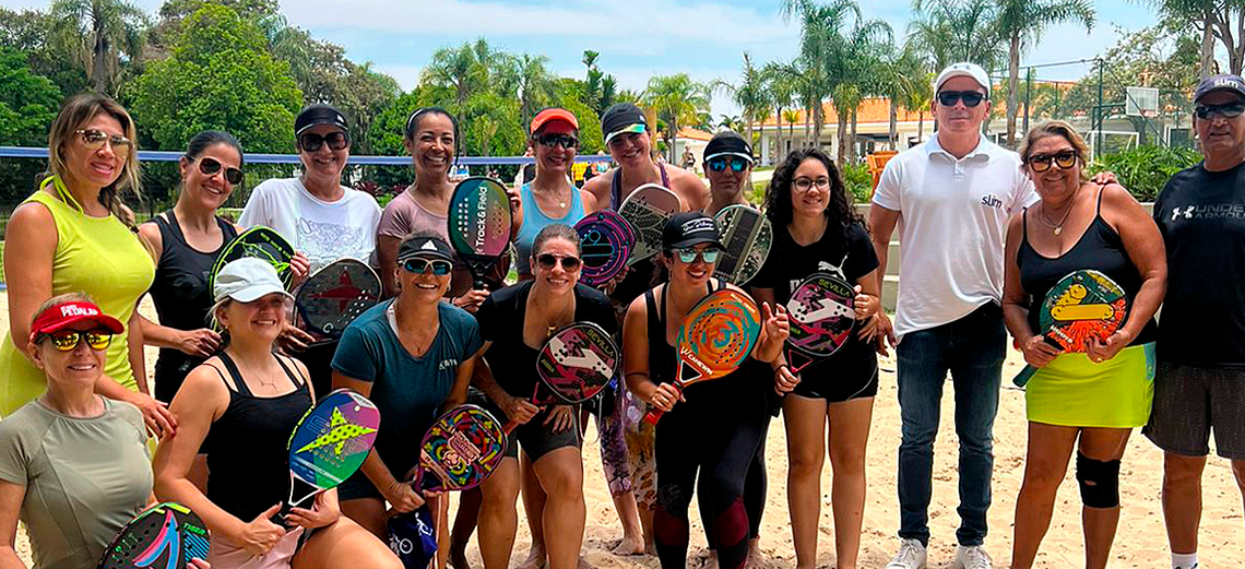 SLIM promove Torneio de Beach Tennis na Riviera XIII
