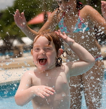 Cuidados com as crianças na piscina e na Represa Jurumirim