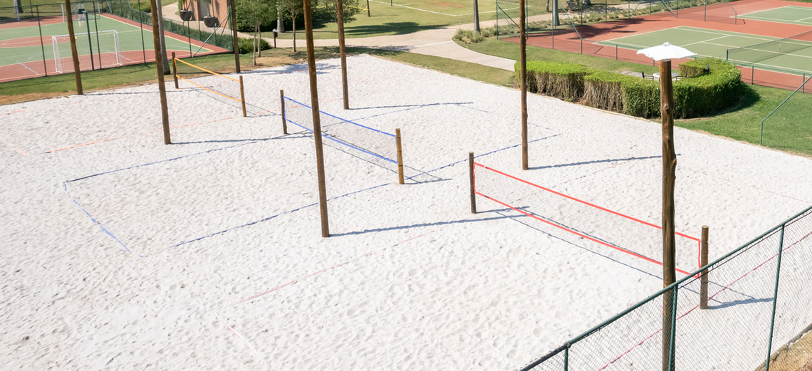 Clube Sabiás agora conta com quadra de beach tennis