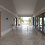 Vista da nova recepção