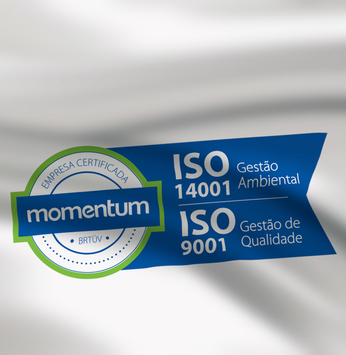 Renovadas! Momentum mantém certificações ISO 9001 e 14001