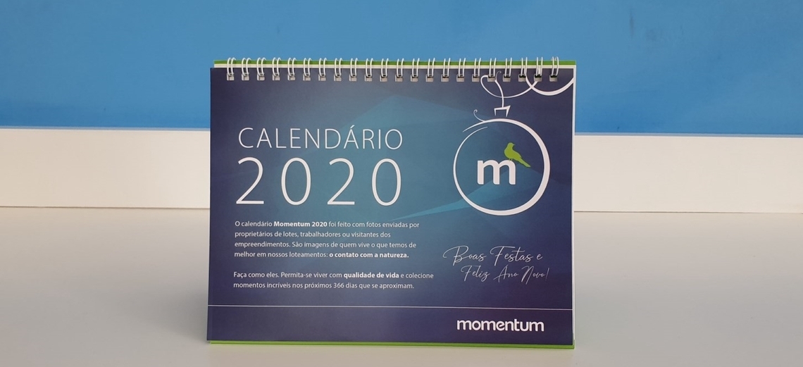 Calendário 2020 começa a ser entregue aos clientes