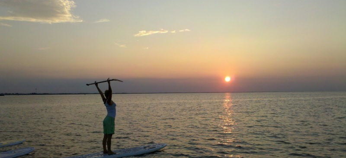 Yoga stand up paddle