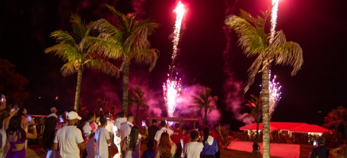 A chegada de 2024 foi uma grande festa na Riviera III