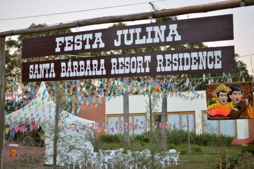 Festa Julina agita o Santa Bárbara Resort Residence