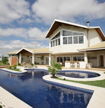 A beleza das piscinas na arquitetura da casa