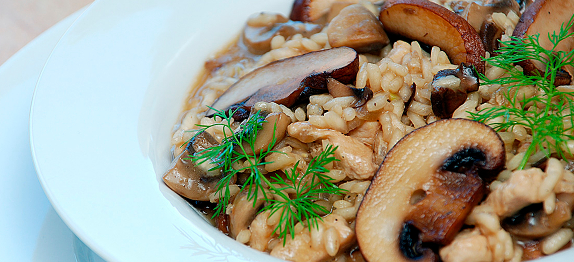 Receita: Risoto de Cogumelos do Green Village