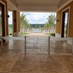 Vista da nova portaria – Iate Clube I