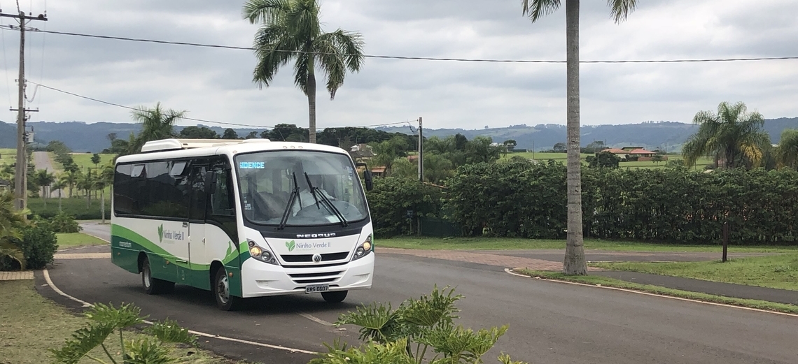 Você já utilizou o serviço de Transporte Coletivo interno do Ninho Verde II?