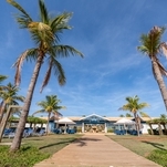 Vista da área do restaurante
