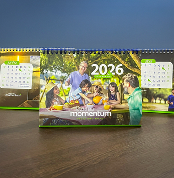 O Calendário 2026 da Momentum está chegando