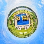 Foto aérea em 360º