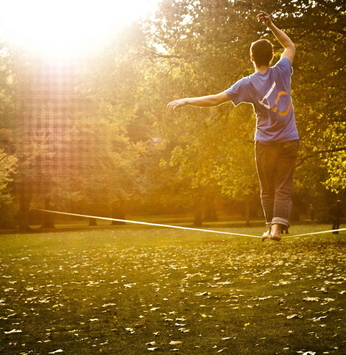 Slackline: o esporte de equilíbrio