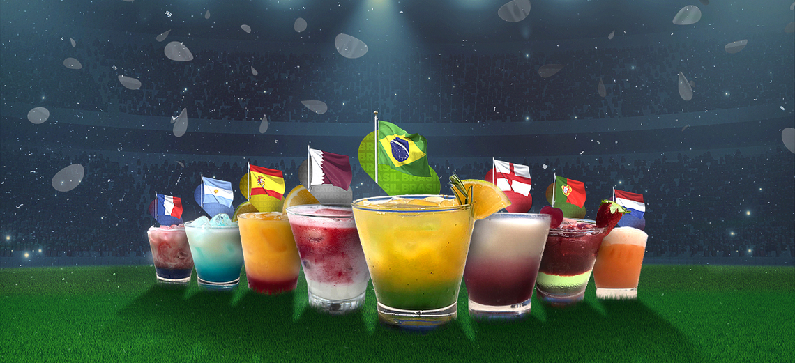 Conheça os novos drinks do SLIM com temática da Copa do Mundo