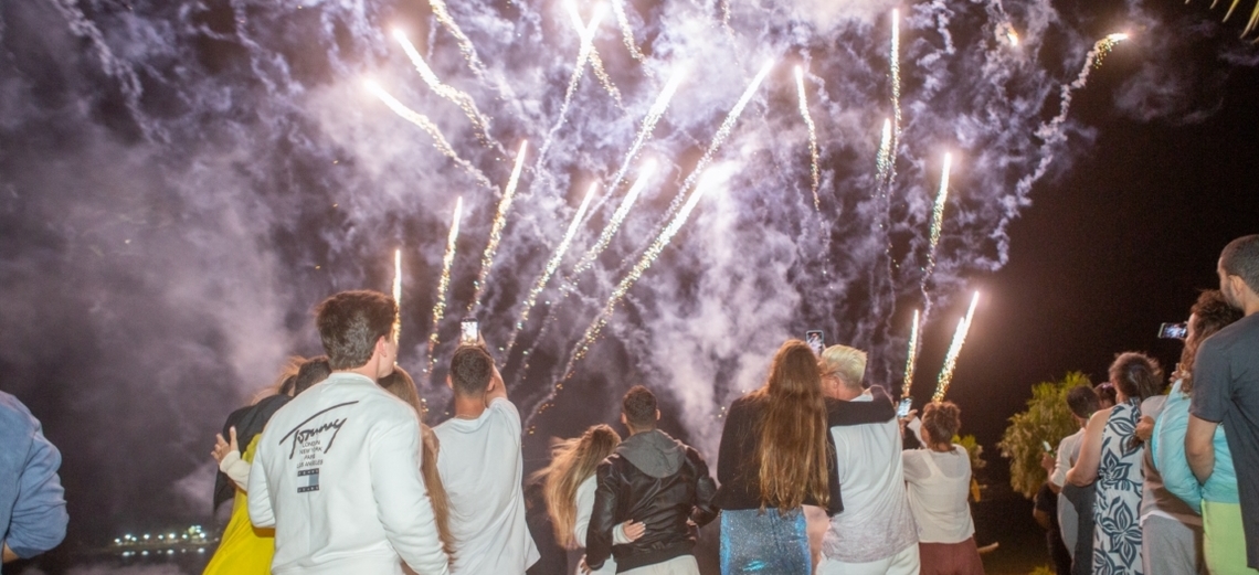 A chegada de 2024 foi uma grande festa na Riviera