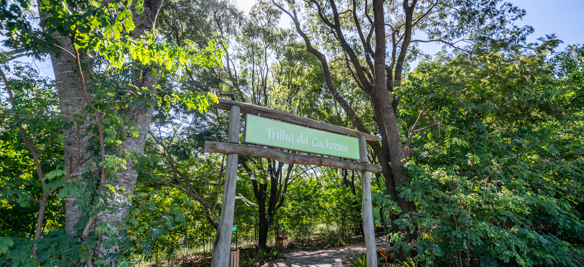 Trilha da Cachoeira é uma ótima opção de passeio no Santa Bárbara