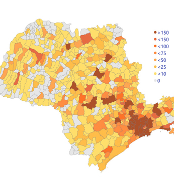 A maioria das cidades pequenas do interior registra poucos casos de coronavírus